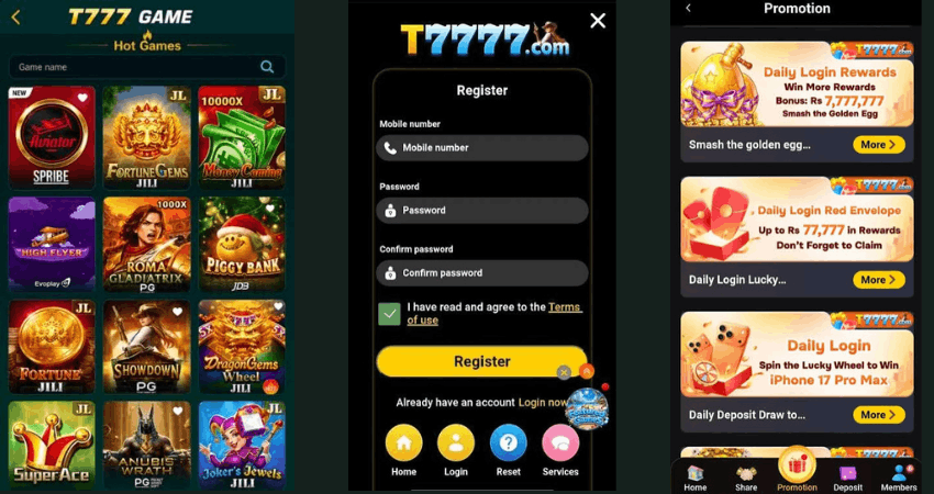 T7777 game